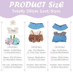 3 Set Stoffkleidungssets für die DIY-Puppenherstellung&nbsp;DIY-TA0014-34