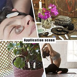 12 шт. граненые опаловые двухконечные наконечники G-OC0003-66