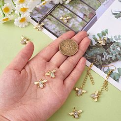 Подвески из кубического циркония с покрытием из латуни&nbsp;ZIRC-SZ0004-24