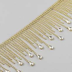 Латунь горный хрусталь чашка цепи OCOR-WH0816-023A