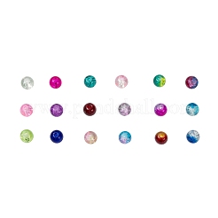 18 спрей окрашены стеклянные шарики CCG-JP0001-02B