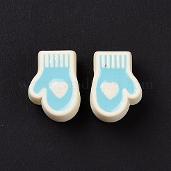 Прорезиненный стиль акриловые европейские бусины SACR-E009-23