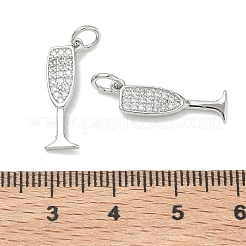 Ciondoli Shegrace in ottone con zirconi cubici trasparenti&nbsp;XGRQ3P899-631P