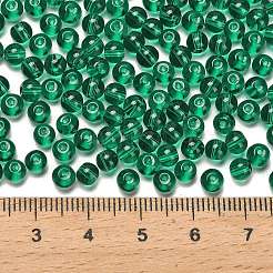 Perline di vetro di colori trasparenti&nbsp;SEED-C001-02A-12