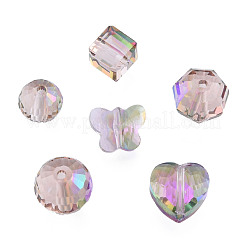 Прозрачные стеклянные бусины EGLA-N002-49-B02