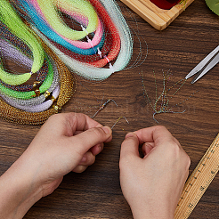 12 пакетик 12-х цветов светящейся нейлоновой рыболовной нитки&nbsp;NWIR-FH0001-06