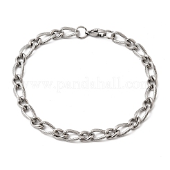 201 Figaro-Kettenarmbänder aus Edelstahl&nbsp;STAS-T077-04P