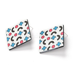 Смола серьги&nbsp;EJEW-I257-01D