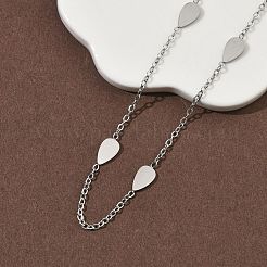 Ожерелья из нержавеющей стали 304 для женщин и мужчин&nbsp;NJEW-K292-01J-P