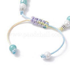 Pulseras de cuentas de porcelana hechas a mano&nbsp;BJEW-JB12473-02