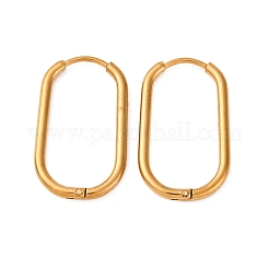 201 серьги-кольца из нержавеющей стали&nbsp;EJEW-Z127-01G-02