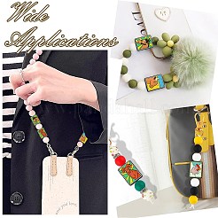 20 perles de tarot en silicone de 4 couleurs&nbsp;SIL-CJ0002-81