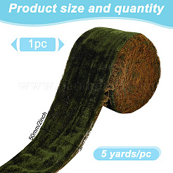 5 Yard ausgefranstes Polyesterband&nbsp;OCOR-WH0082-226A-02