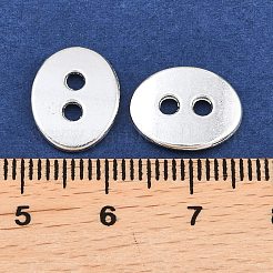 Сплав овальные кнопки&nbsp;LS-TIBE-ZN48623-S-FF