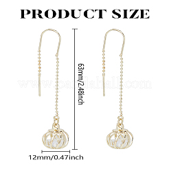 1 пара круглых сережек-гвоздиков «кошачий глаз» из цинкового сплава&nbsp;EJEW-LP0009-10