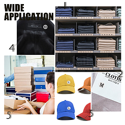 Круглые наклейки с размерами одежды AJEW-NB0001-94