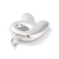 Подвески из латуни с покрытием стойки с буквами-шариками&nbsp;KK-C050-01P-R