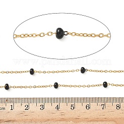 Цепи из нержавеющей стали 304 с эмалированными звеньями&nbsp;AJEW-Z028-09G-11