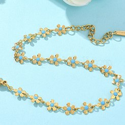 Браслеты из нержавеющей стали 304 в стиле бохо для женщин BJEW-Z091-01G