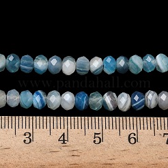 Натуральные полосатые агатовые бусы&nbsp;G-D344-A34-06