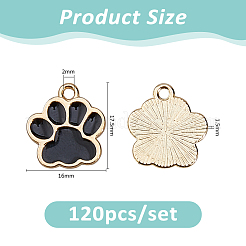 120 шт. Подвески из сплава с эмалью&nbsp;ENAM-FH0001-95A