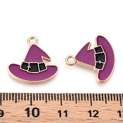 Colgantes de esmalte de aleación chapados en oro claro&nbsp;LS-ENAM-T009-33B