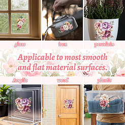 3 лист 3 стиля ПВХ водонепроницаемые декоративные наклейки DIY-WH0404-126
