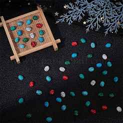 56 шт. 7 стиля кабошонов из натурального говлита G-AR0006-07