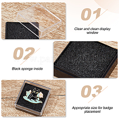 Confezione regalo in plastica per riporre badge&nbsp;CON-WH0099-06F