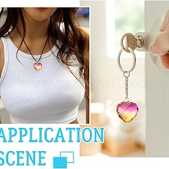 3шт стеклянные подвески k9&nbsp;GLAA-YW0004-39A