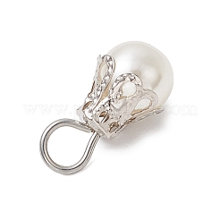 Круглые акриловые подвески с имитацией жемчуга PALLOY-JF04002-02