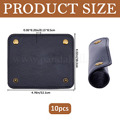 10 pz di fasce per maniglie per bagagli in similpelle&nbsp;AJEW-FH0008-91C