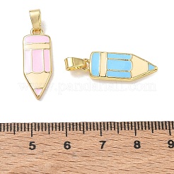 Laiton avec pendentifs en émail&nbsp;KK-CBAD872-14G