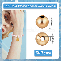 Spacer бисер латунные&nbsp;KK-BBC0015-08B