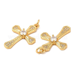 Латунные микро проложить кубического циркония подвески&nbsp;KK-P236-24G