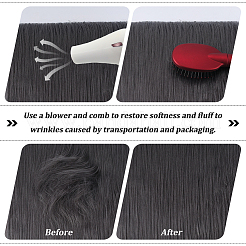 Ткань из квадратов из искусственного меха BJEW-WH0515-11B