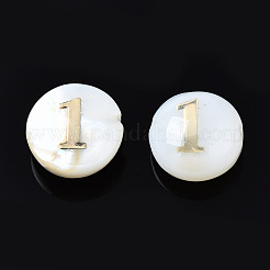 Бусины из натуральных пресноводных ракушек SHEL-N003-20-01