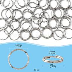 50 шт. разъемные кольца из нержавеющей стали 304 STAS-FS0002-06