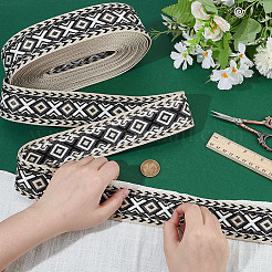 10 ярд полиэстеровой ленты с ромбовидным узором&nbsp;OCOR-ME0001-31