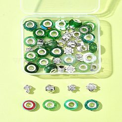 Европейские бусины из сплава и смолы в тибетском стиле своими руками DIY-FS0006-78A