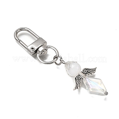 3 шт. подвесные украшения в виде ангела из стекла и акрила HJEW-JM04087