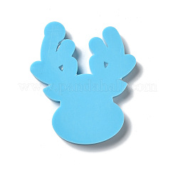 Diy рождественский олень голова кулон силиконовые Молды SIMO-B006-03