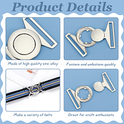 6 комплект боковых пряжек из цинкового сплава FIND-BC0013-98B