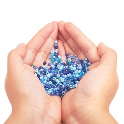 1 коробка смешала 6/0 стеклянных шарика семени вокруг свободных шариков spacer&nbsp;SEED-X0050-4mm-04