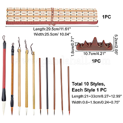 1 набор кистей для каллиграфии и набор ручек AJEW-PH0001-95
