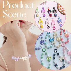 200 шт. Непрозрачные акриловые бусины&nbsp;MACR-SP0001-45