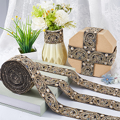 Полиэстеровая лента в этническом стиле для украшения шитья&nbsp;OCOR-WH20007-26D