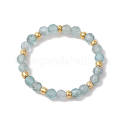 Кольца-растяжки из натурального апатита для женщин&nbsp;RJEW-JR00868-03