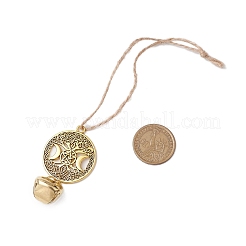 3 decoración colgante de campana de hierro.&nbsp;HJEW-JM02504