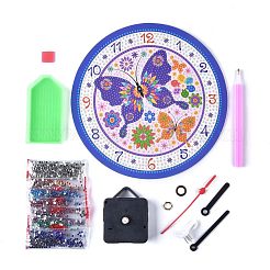 Kits de peinture au diamant bricolage 5d pour l'horlogerie&nbsp;DIY-F054-09
